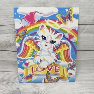 Lisa Frank 2005-06 Y2K 2-Pocket Folder Chrissy Angel Kitty NEW UNPUNCHED